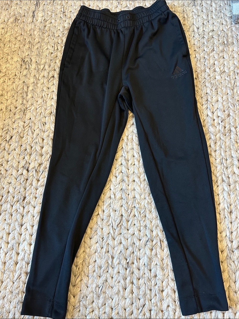 Adidas Kids Black Jogger Sweatpants